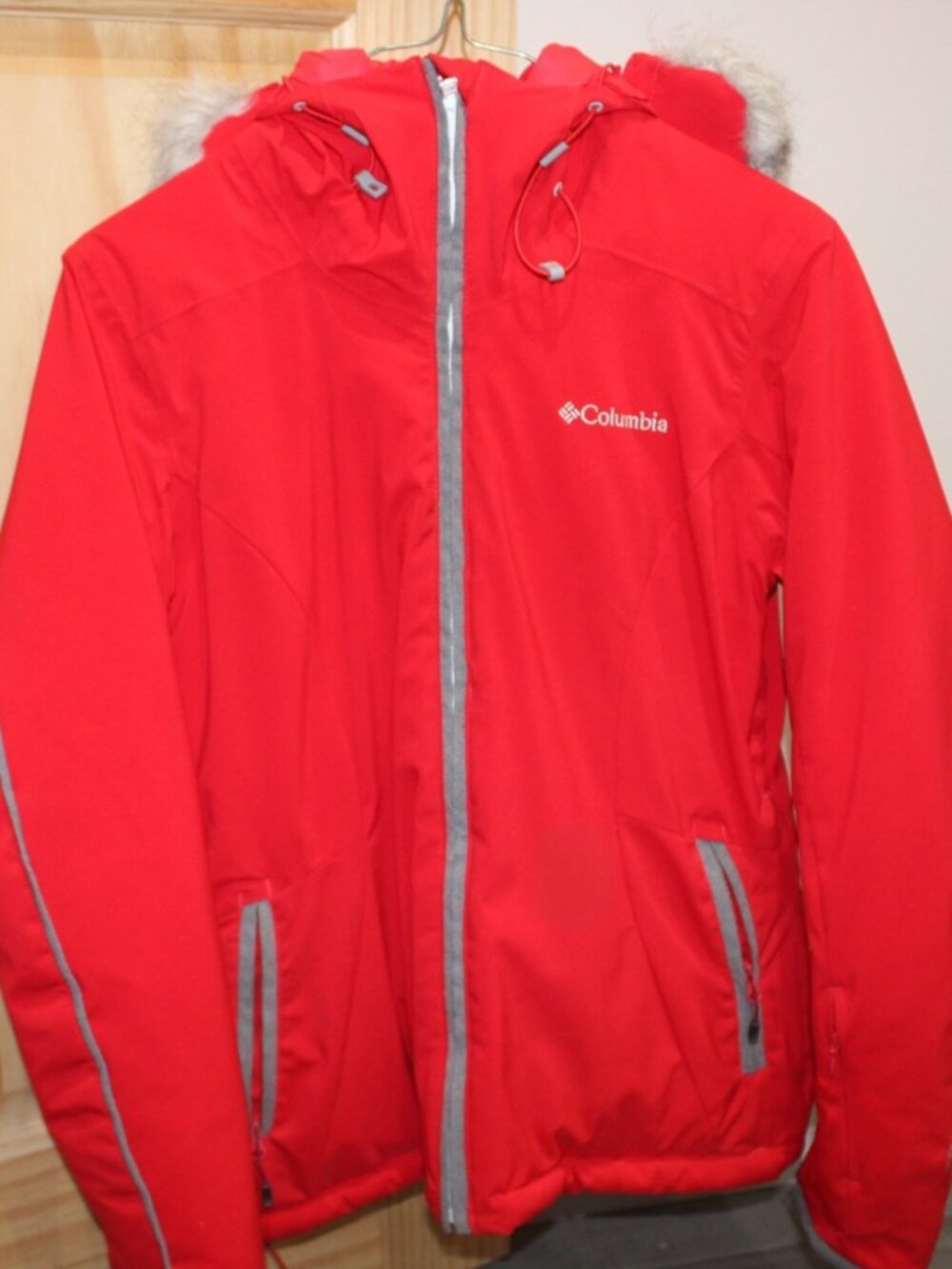 Columbia Red Parka - size xs